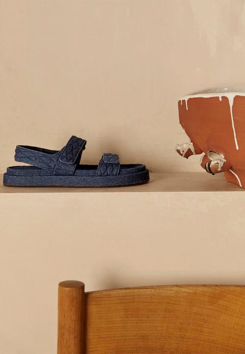 MANGO - Cat 1 sandal - open blue