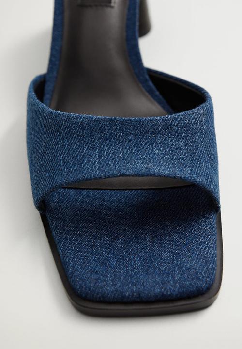 MANGO - Naomi heel - open blue