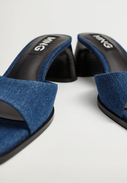 MANGO - Naomi heel - open blue
