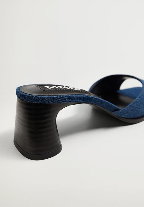 MANGO - Naomi heel - open blue