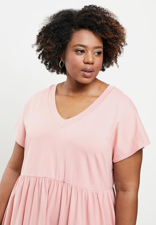 AMANDA LAIRD CHERRY - Plus Nokwe dress - dusty pink