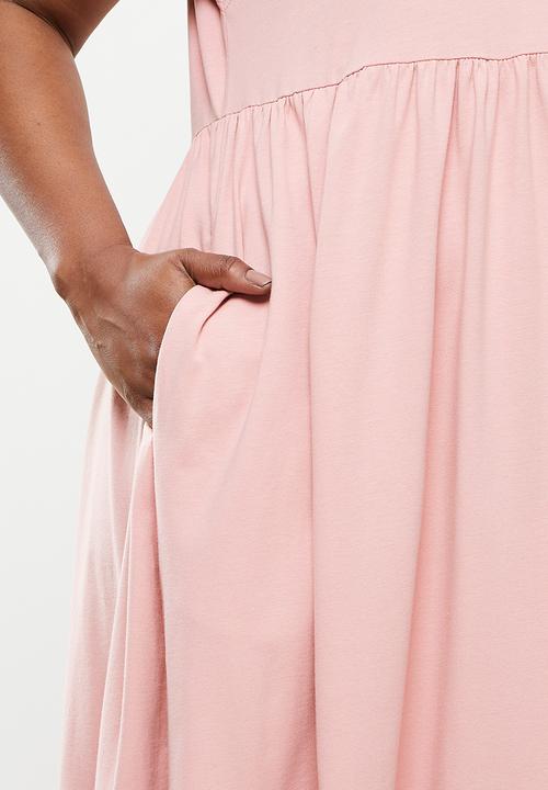 AMANDA LAIRD CHERRY - Plus Nokwe dress - dusty pink