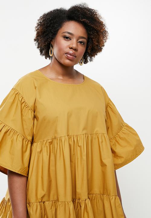AMANDA LAIRD CHERRY - Plus Tete dress - honey