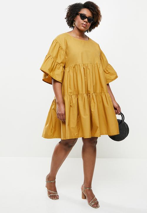 AMANDA LAIRD CHERRY - Plus Tete dress - honey