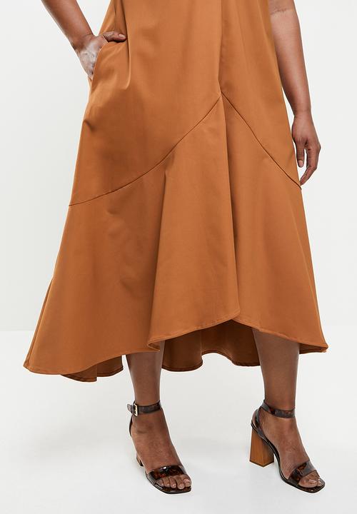 AMANDA LAIRD CHERRY - Plus Amatikulu dress - rust