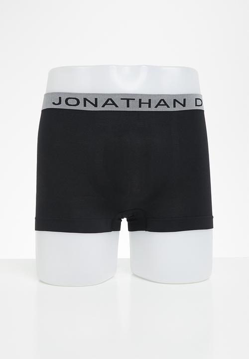 Jonathan D - Branded 2 pack briefs - grey & black