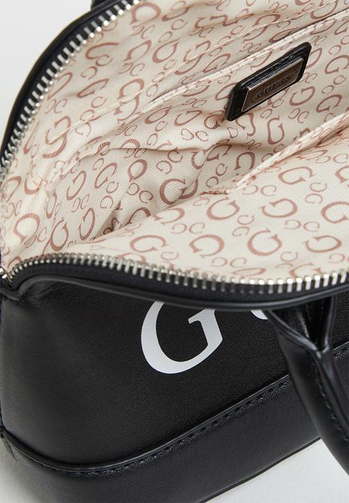 GUESS - Silverman dome satchel - black