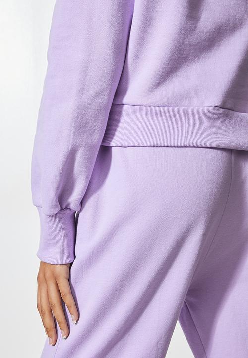 Superbalist - Crop hoodie - dusty purple
