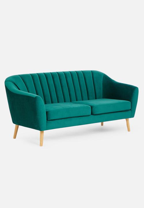 Sixth Floor - Dahlia 3 seater - green