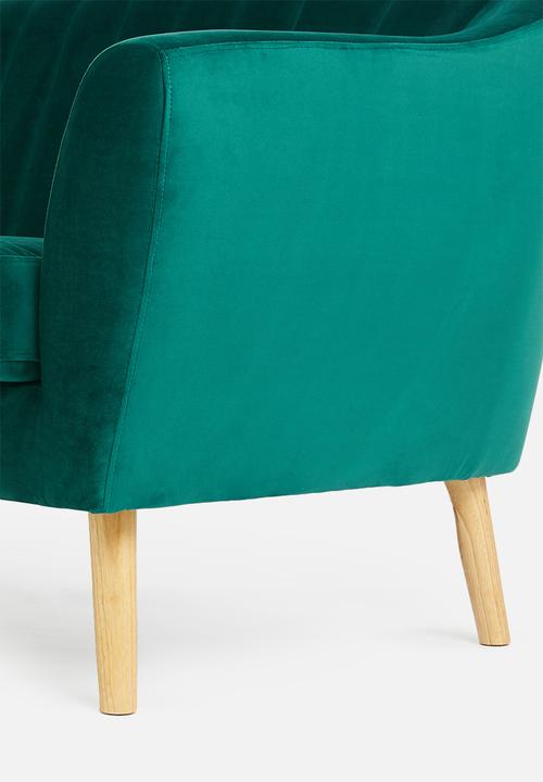 Sixth Floor - Dahlia 3 seater - green