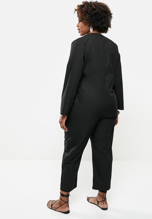 AMANDA LAIRD CHERRY - Plus jordaan jump-suit - black