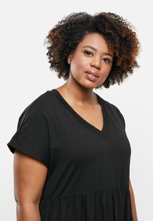 AMANDA LAIRD CHERRY - Plus nokwe dress - black