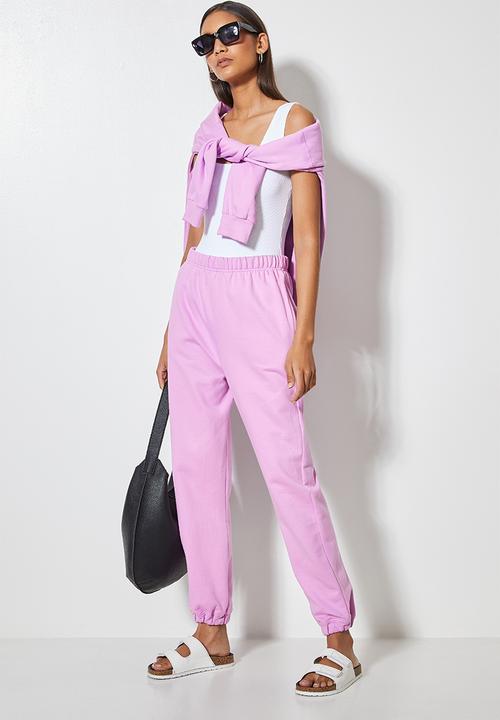 Superbalist - Track pants - mid mauve