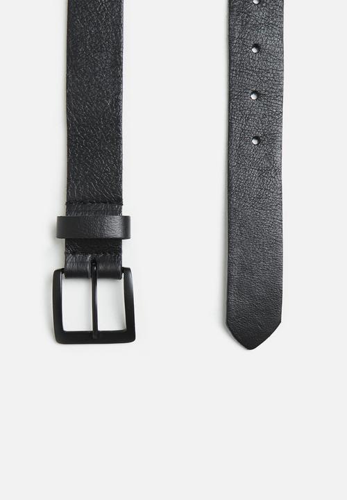 Superbalist - Montero leather belt - black