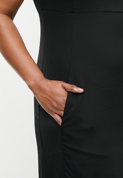 AMANDA LAIRD CHERRY - Plus mona dress - black