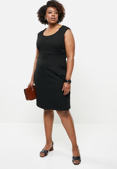 AMANDA LAIRD CHERRY - Plus mona dress - black
