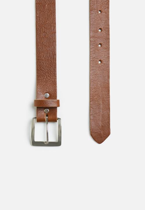 Superbalist - Dean leather belt - brown