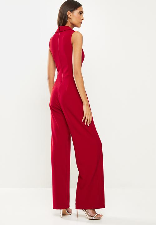 SISSY BOY - Lady jumpsuit - deep red