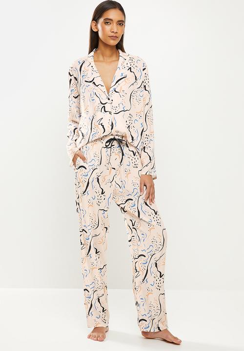Superbalist - Sleep shirt & pants set - pink