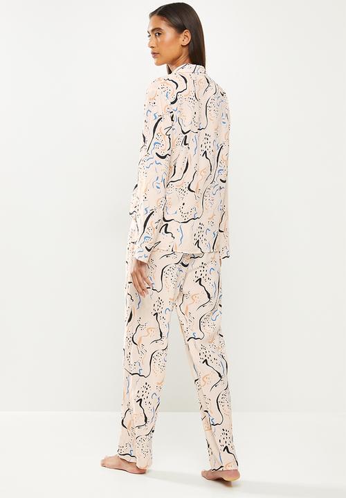 Superbalist - Sleep shirt & pants set - pink