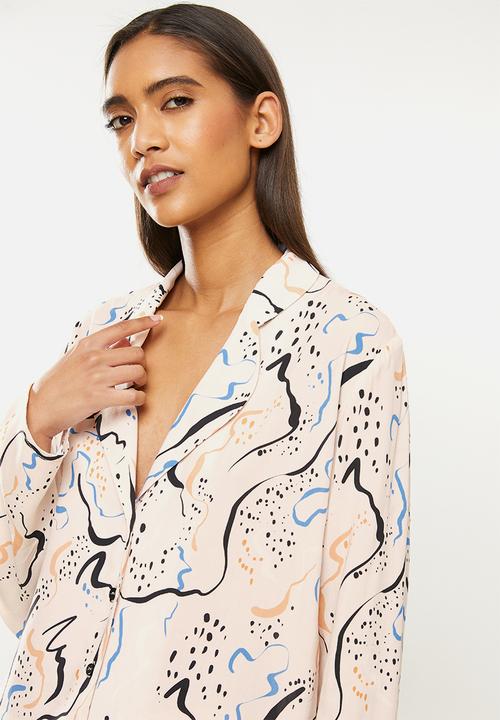 Superbalist - Sleep shirt & pants set - pink
