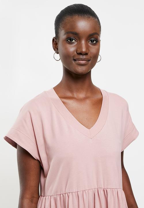 AMANDA LAIRD CHERRY - Nokwe dress - dusty pink