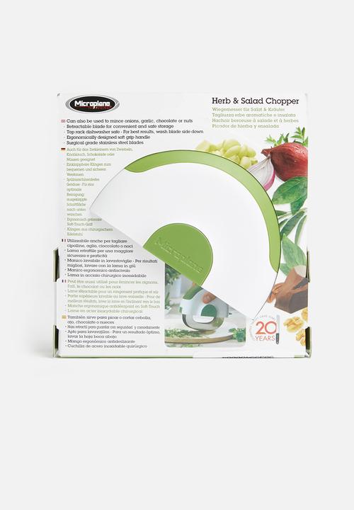 Microplane - Herb & salad chopper - green