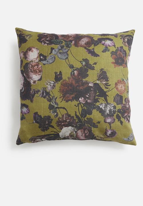 Hertex Haus - Anenome cushion cover - mustard