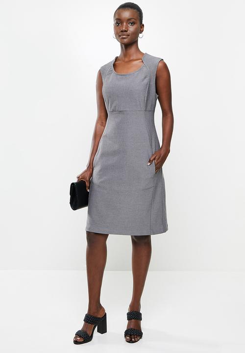 AMANDA LAIRD CHERRY - Mona dress - grey