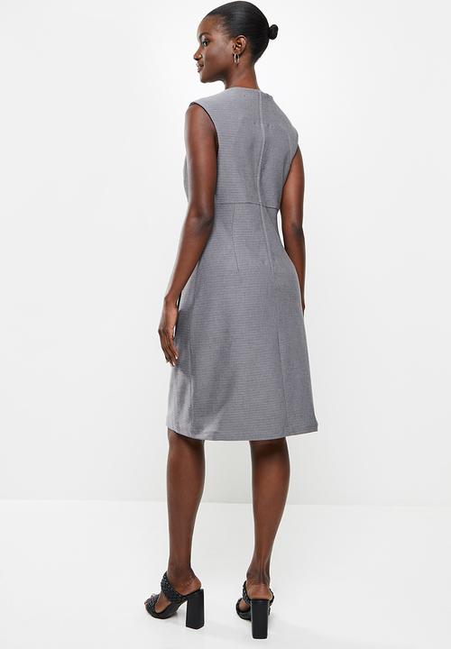AMANDA LAIRD CHERRY - Mona dress - grey