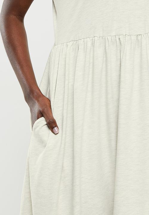 AMANDA LAIRD CHERRY - Nokwe dress - oatmeal