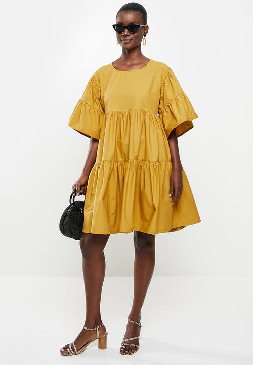 AMANDA LAIRD CHERRY - Tete dress - honey