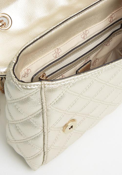 GUESS - Cessily convertible xbody flap - champagne