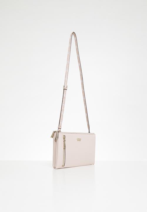 GUESS - Naya double zip crossbody - pink