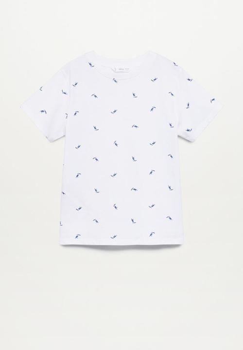 MANGO - T-shirt stamp - white
