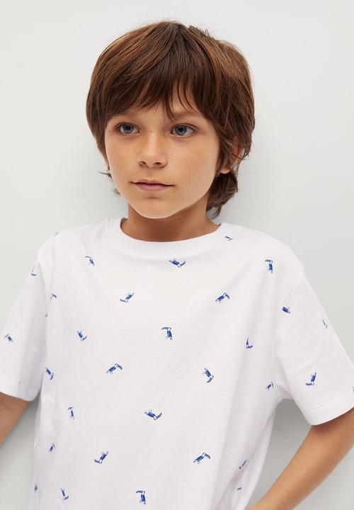 MANGO - T-shirt stamp - white
