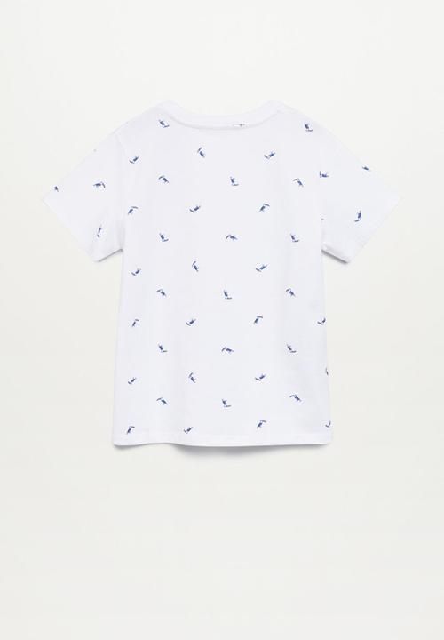 MANGO - T-shirt stamp - white