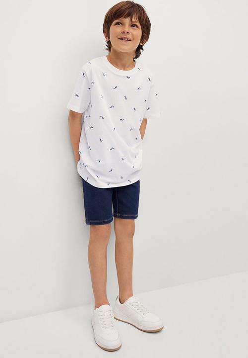 MANGO - T-shirt stamp - white