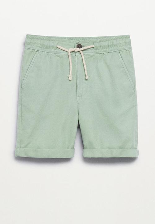 MANGO - Bermuda shorts pilo - turquoise