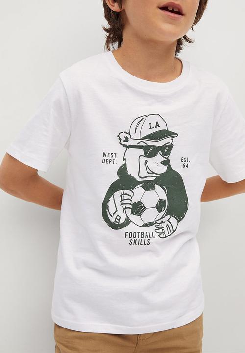 MANGO - T-shirt winner - white
