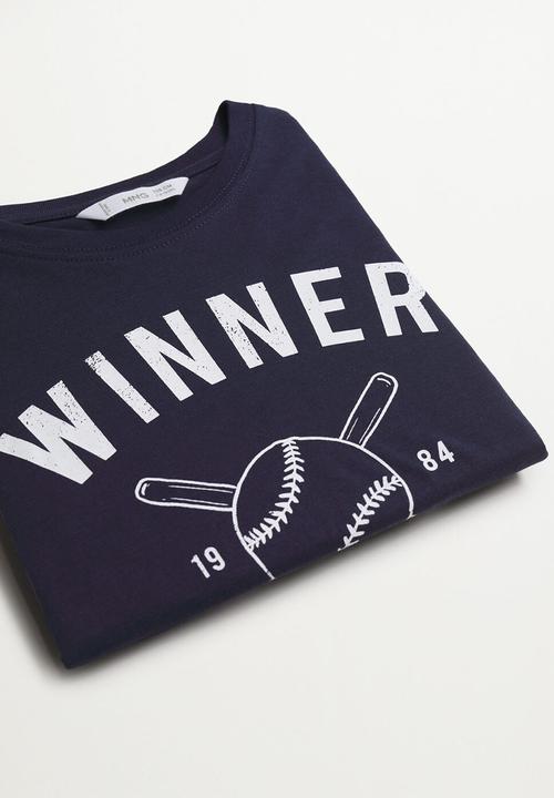 MANGO - T-shirt winner - navy
