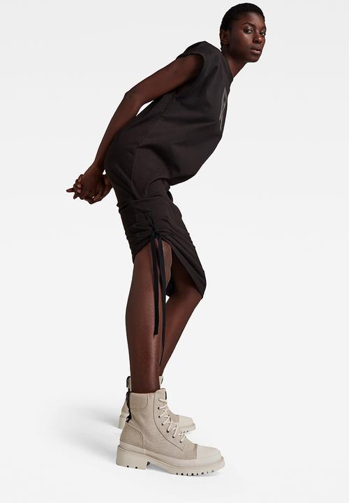 G-STAR - Raw adjustable tee dress - black