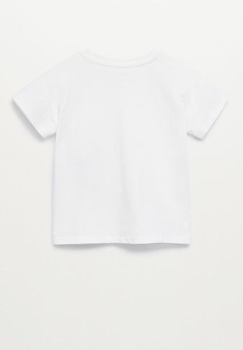 MANGO - T-shirt surfer - white