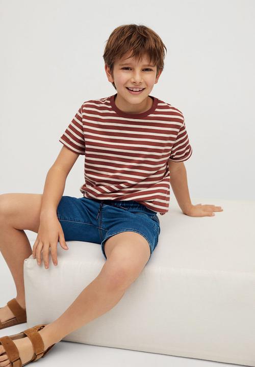 MANGO - Bermuda shorts comfy - open blue