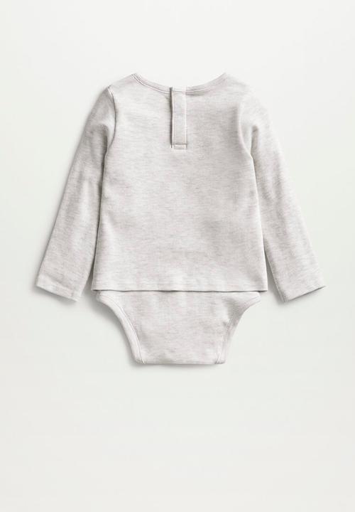 MANGO - Dance long sleeve tee - grey
