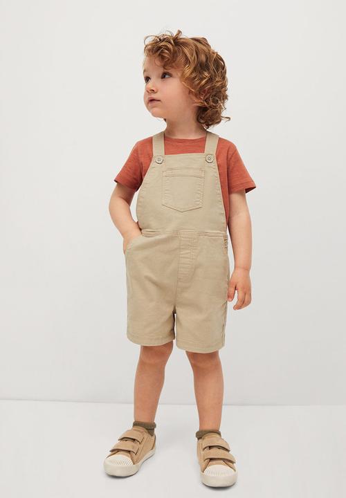 MANGO - Dungarees grana8 - light brown
