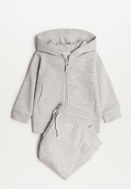 MANGO - Hoodie mateo - grey