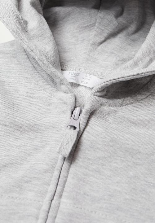 MANGO - Hoodie mateo - grey