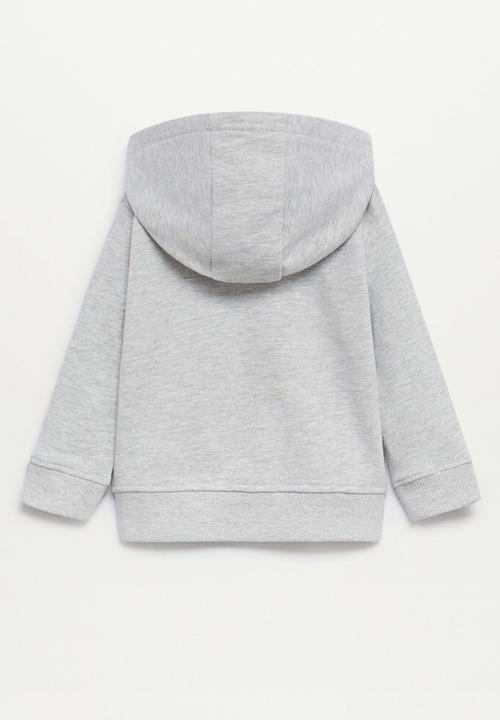 MANGO - Hoodie mateo - grey