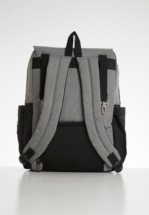 Pop Candy - Nappy bag - black & grey